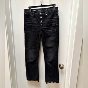 J. Crew Demi Boot Crop Button-Fly Jeans